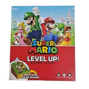 Nintendo Super Mario Level Up Board Game 2017 USAopoly Appears To Be Complete